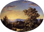 Frederic Edwin Church Twilight among the Mountains France oil painting artist